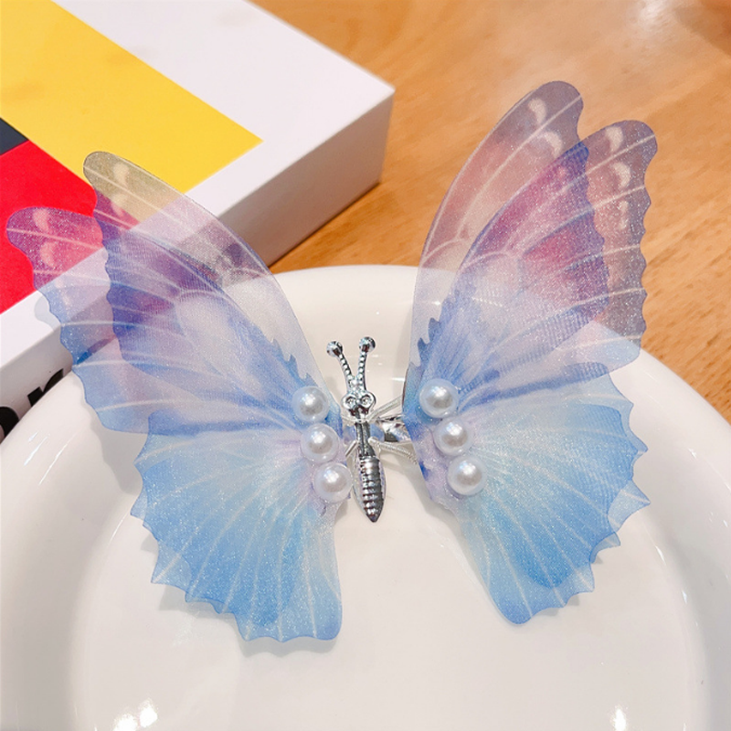New Chinese style children's hair clip butterfly hair clip