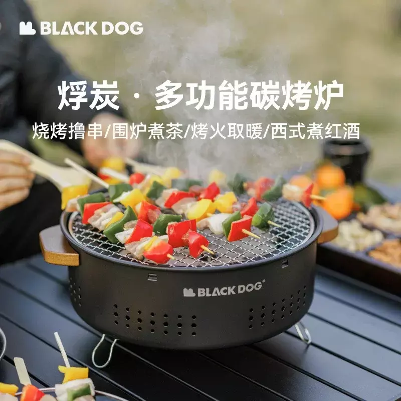 Портативная туристическая плита Black DOG с подставкой, плитка для походов и барбекю на открытом воздухе, туристическая горелка