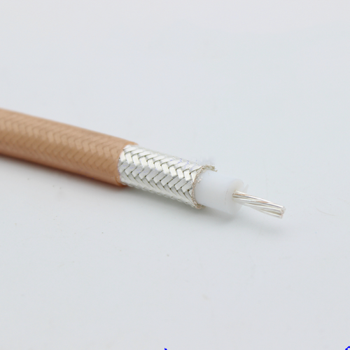 HN High-Power Coaxial Cable HN หัว HN หัว RG393 Double-Shielded อุณหภูมิสูงเงินชุบ SFF50-7