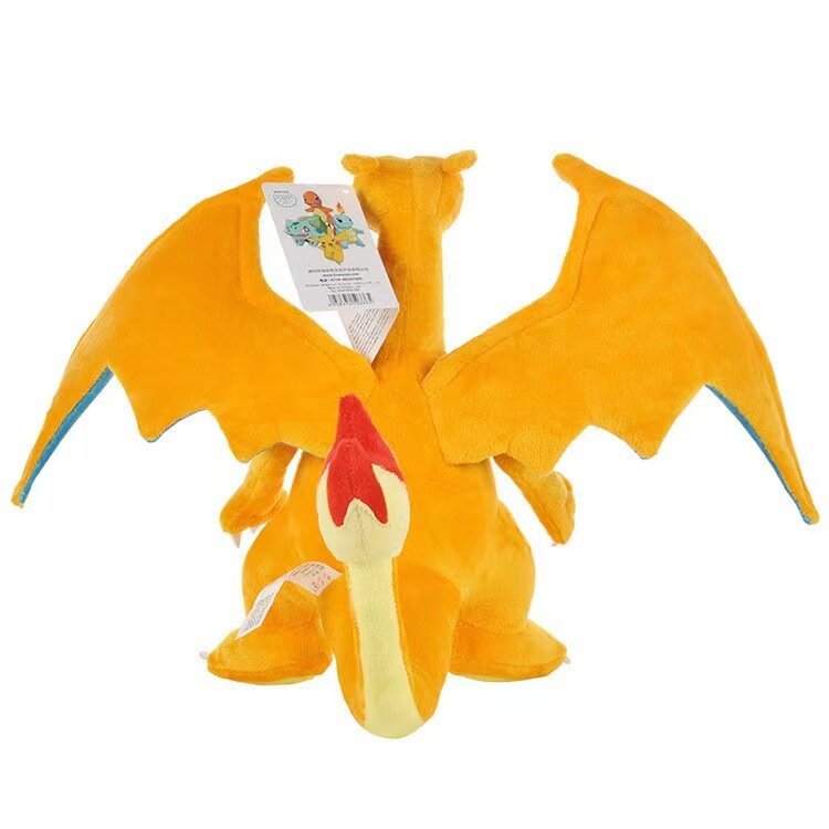 Mainan mewah Charizard 25CM tipe api Pokemon Anime Naga lembut boneka hewan Peluche hadiah mainan boneka