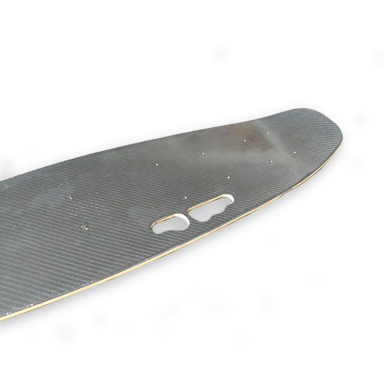 超薄型カーボンファイバー電動ロングボード,竹繊維スケートボード,