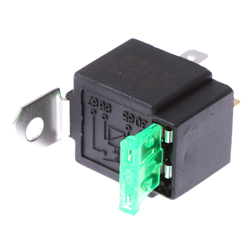 12V 30A Car Auto Automotive Heavy Duty Relay 4Pin Fuse Fused On/Off SPST
