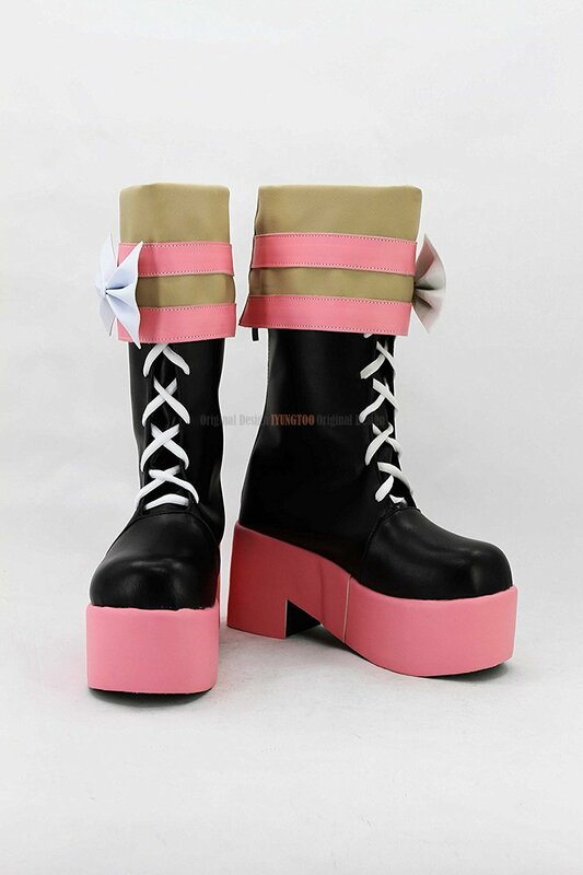 Sepatu Boot Cosplay Danganronpa Kotoko Utsugi Sepatu Cosplay Koyo Dibuat Sesuai Pesanan untuk Uniseks