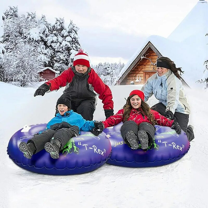 Tubo de esqui desgastar resistente bico de ar inflável design inverno ao ar livre esqui trenó para ao ar livre