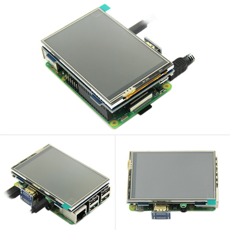 3.5 بوصة LCD HDMI شاشة لمس يو اس بي ريال HD 1920x1080 شاشة الكريستال السائل Py ل raspberry berri 3 نموذج B/Orange Pi (تلعب لعبة فيديو) MPI3508