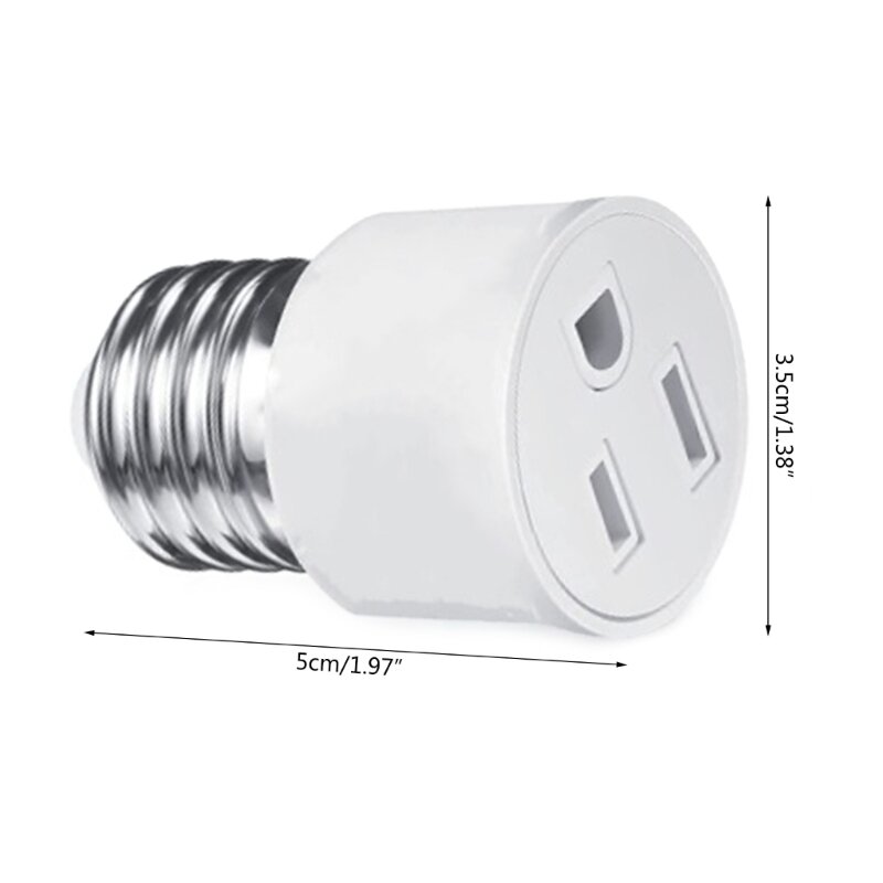 E27 Bulb Base Converter Transform Light Bulb Base for Home or Studio Universal