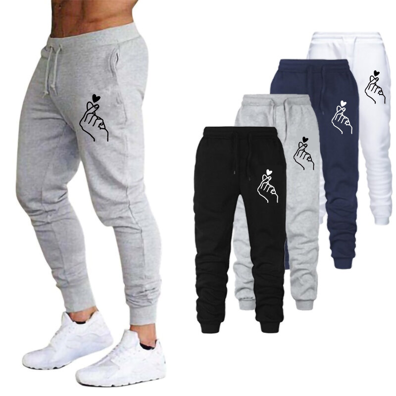 Pantalones de correr para hombre, pantalón de chándal informal con estampado para culturismo y gimnasio, Unisex, novedad