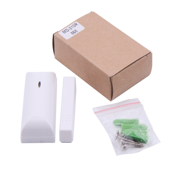 433Mhz 868Mhz MD-210R Window Vibration Detector Door Magnetic Sensor Low Battery Alert Only Compatible With Focus Alarm System