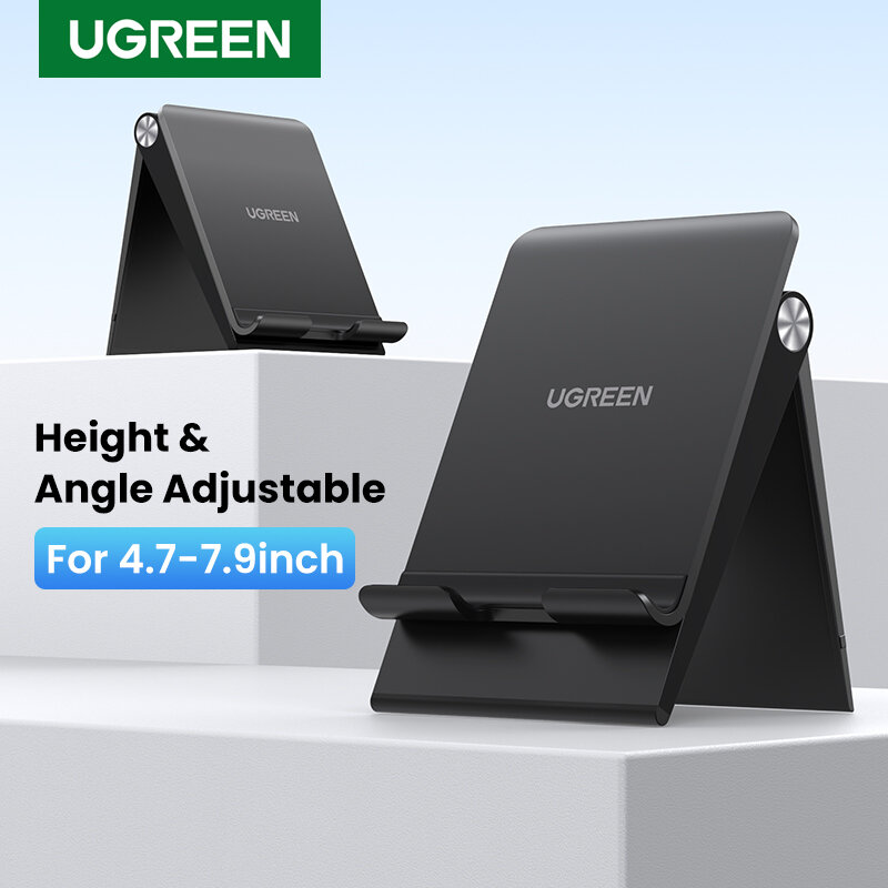 UGREEN Phone Stand Holder Desk Cell Phone Dock Stand for iPhone 15 14 13 Pro Max Adjustable Foldable Mobile Phone Holder Stand
