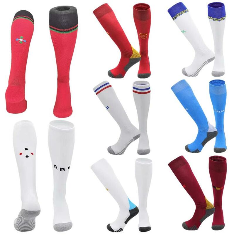 2024 New National team European size Season Soccer Socks For Adults Kids Thickening Towel Football Training Match Sport Spaining