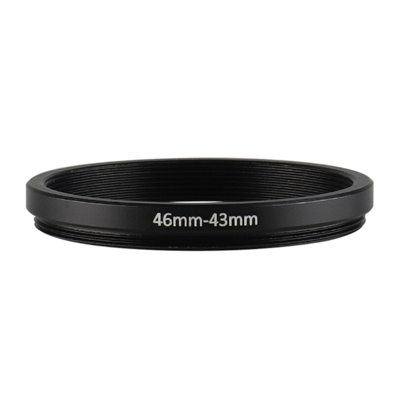 Anillo de filtro reductor de aluminio, adaptador de lente para Canon, Nikon, Sony, DSLR, 46mm-43mm, 46-43mm, 46 a 43mm