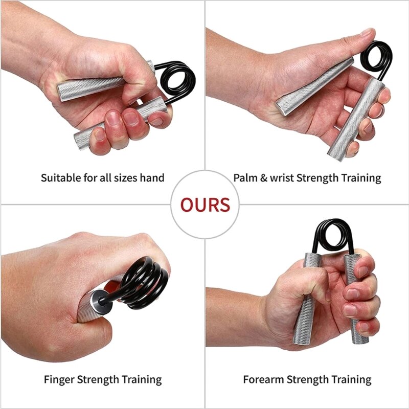Ejercitador fuerza muñeca para entrenamiento gimnasio, pinzas mano, fortalecedor, ejercitador dedo, muñeca,