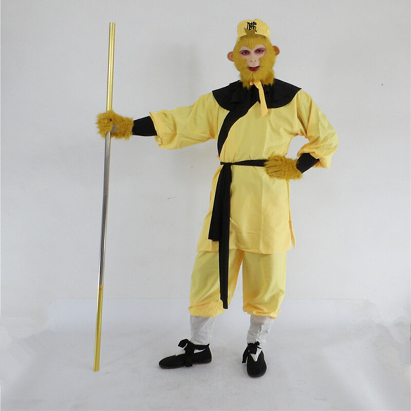 Podróż na zachód słońce Wukong kostium dla dorosłych pełny zestaw kostiumów