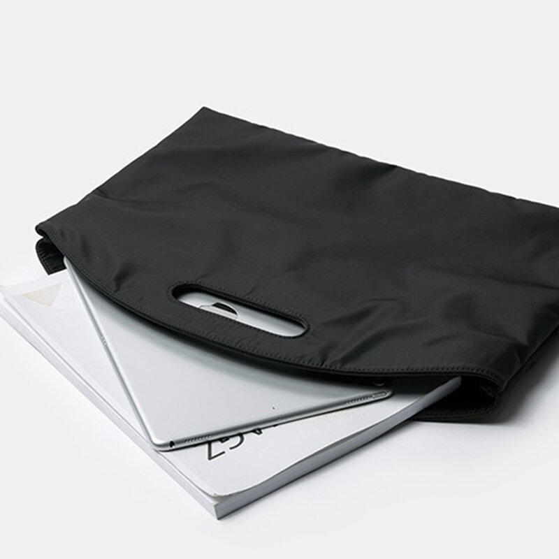 Tas Travel bisnis modis portabel, tas Tote Laptop bercetak mulut untuk rapat kantor Tablet tas tangan konferensi dokumen