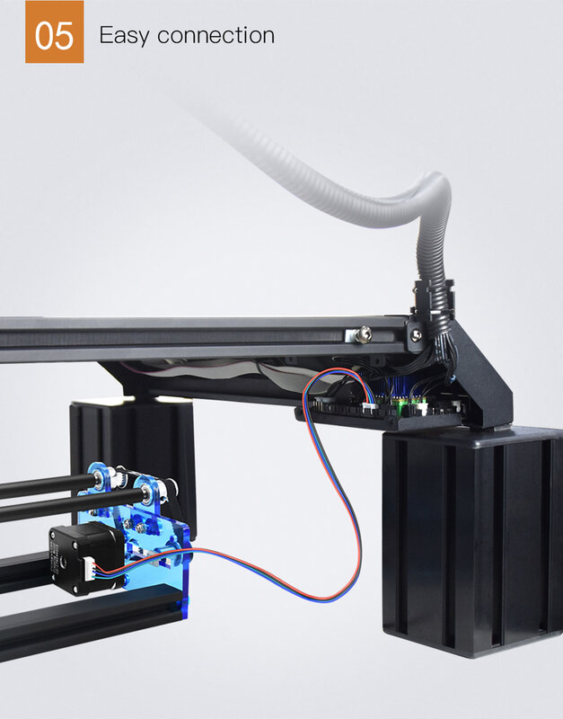 Machine de gravure laser pour imprimante 3D, axe Y, rouleau lointain, tech, boîtes cylindriques étonnantes