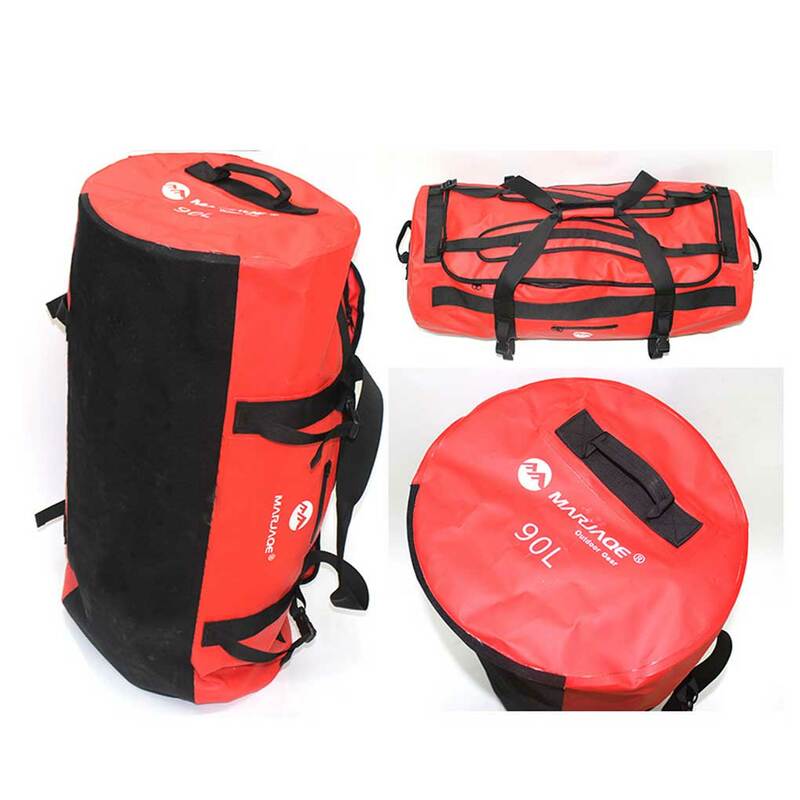 Waterproof Duffel Outdoor Dry Saddle Luggage PVC Handbag Travel Yellow