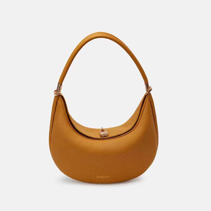 [Bxx] Designer Schulter Achsel Ledertasche für Frauen neue Mode tragbare einfarbige weibliche Reisetasche 8 ab761