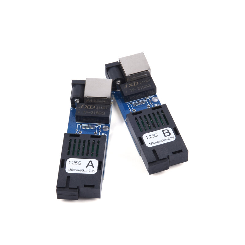 1 Paar Mini-Gigabit-Glasfaser konverter 1000/1000mbps Single Mode 3km Upc/Apc-Sc-Port