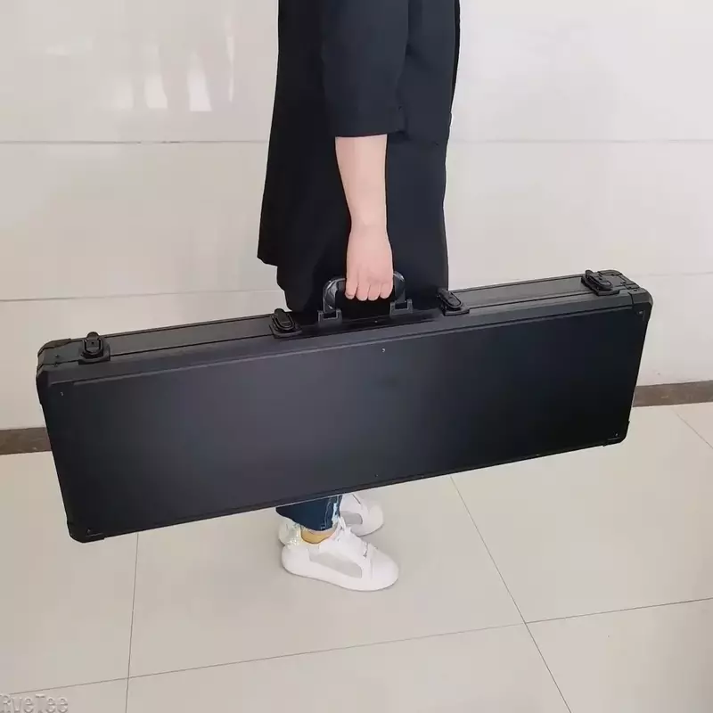 Skrzynka na narzędzia bardzo długi walizka na koperta ze stopu wędka aluminiowa walizka sejf schowek z gąbką