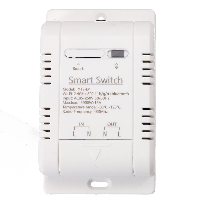 Smart Switch für Tuya Smart und Smart Life Support mit 8 fähigen Timing-Aufgaben und Unterstützung für Temperatur sensor