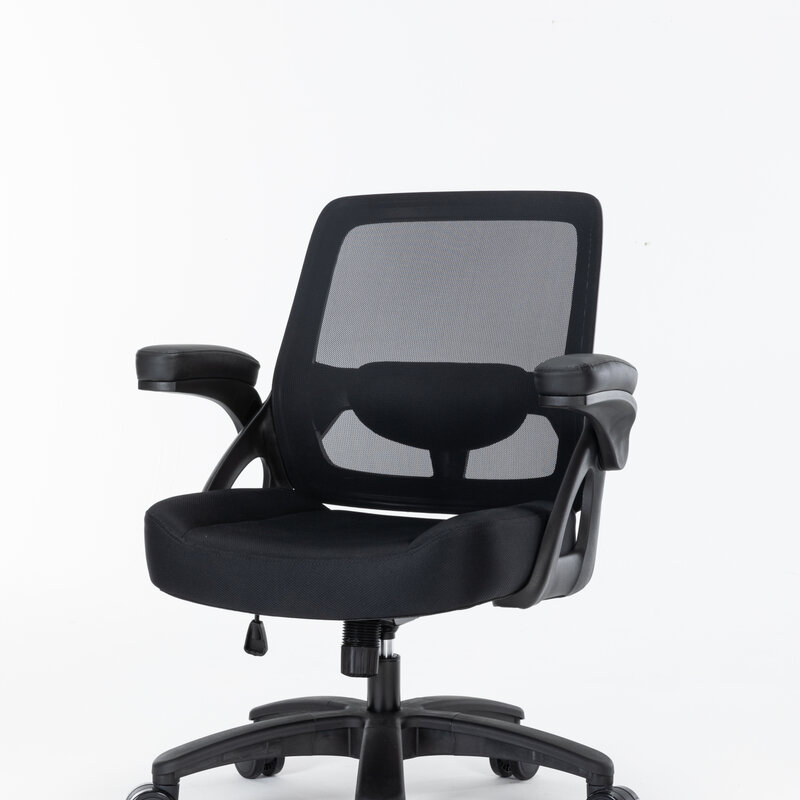 Sedia da ufficio ergonomica grande e alta con capacità di peso di 400 libbre, sedile largo per persone pesanti, scrivania direzionale in rete resistente Chai