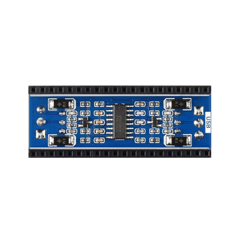 Placa de expansión RPI de doble canal RS232, Chip de controlador SP3232EEN, módulo de comunicación Uart para Raspberry Pi Pico