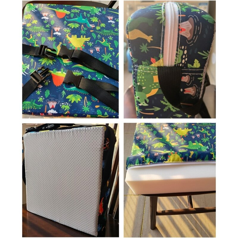 Y1UB 미끄럼 방지 의자 바닥 쿠션 패드 식탁용 휴대용 유아용 부스터 시트