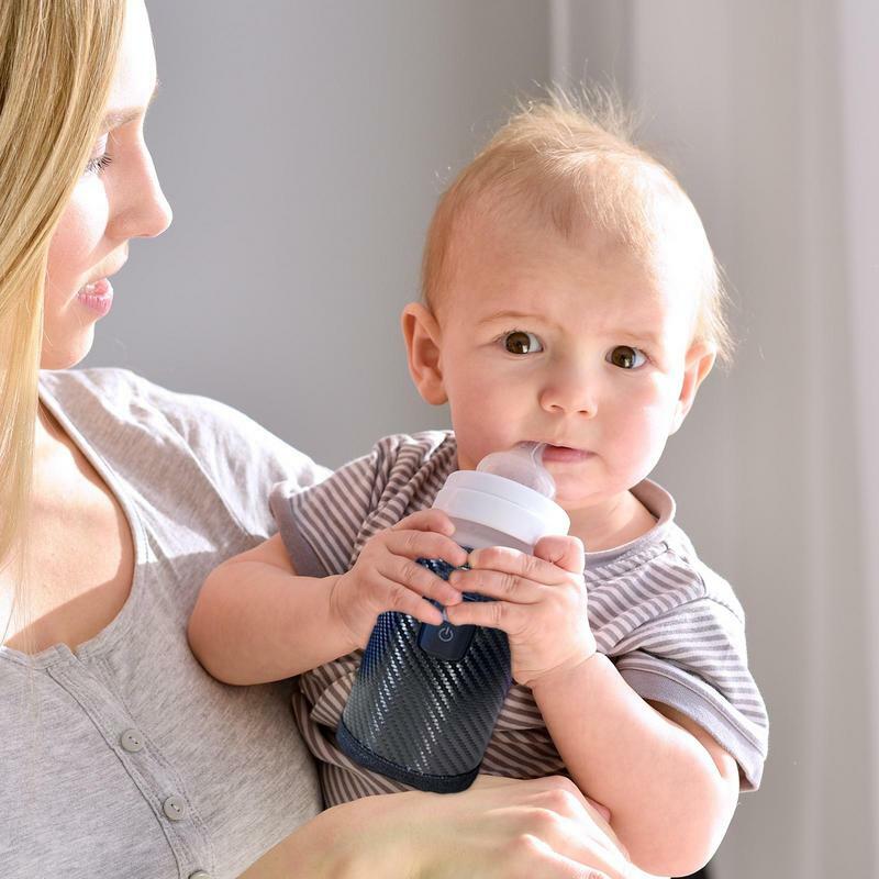 Baby flasche warm halten Abdeckung Flasche wärmer Beutel Milch wärmer Isolation abdeckung tragbare automatische Heizung Pflege flasche Wärme halter