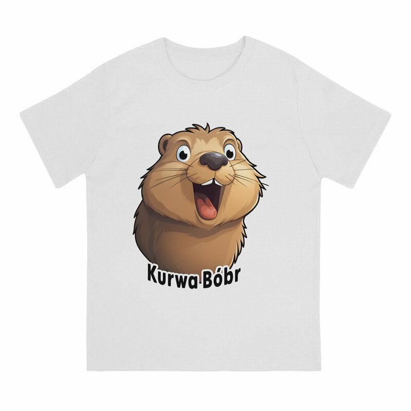 Kurwa specjalna koszulka Kurwa Bobr Casual T Shirt najnowsze rzeczy dla mężczyzn kobiet