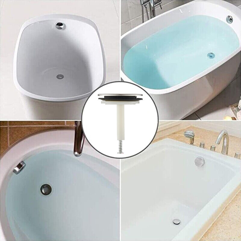 1pcs 46mm Bathtub Drain Stopper Bathroom Bath Replacement Tub Sink Waste Pop-Up Plug 50-65mm Adjustable Hardware ﻿