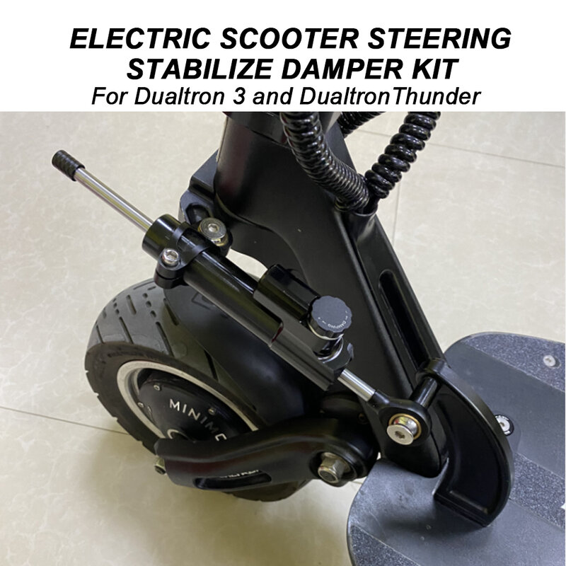 Kit de montaje de choque de fibra de carbono para Dualtron Achilleus/ Victor Luxury/Thunder 2/Dualtron DT3/Scooter Eléctrico, estabilidad de dirección