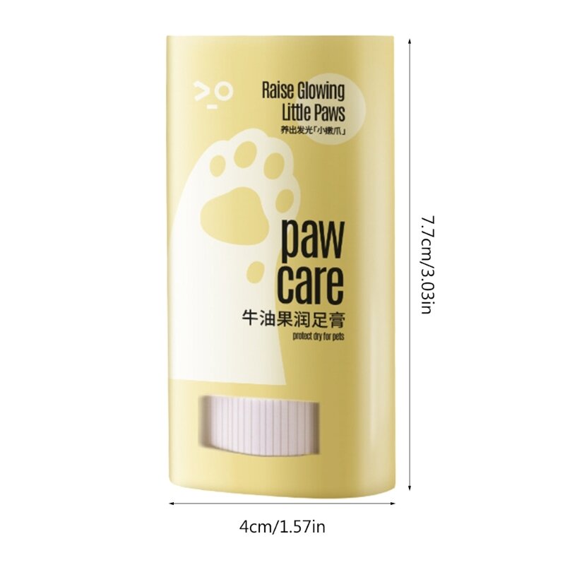 Comfortable Paw Care Balm for Dogs Cats Winter Foot Moisturizer Paw Caring Cream G2AB