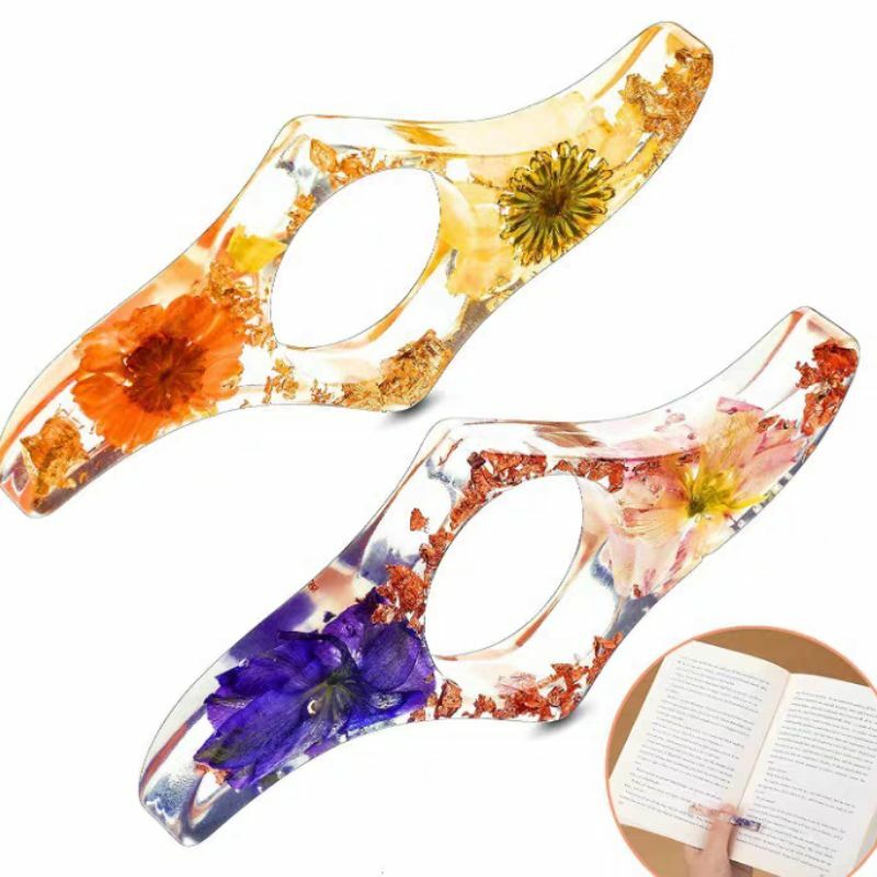 1PC Dried Flower Thumb Book Support Book Page Presses Holder Stands Bookmarks Office Supplies Book Thumb Holder School Office