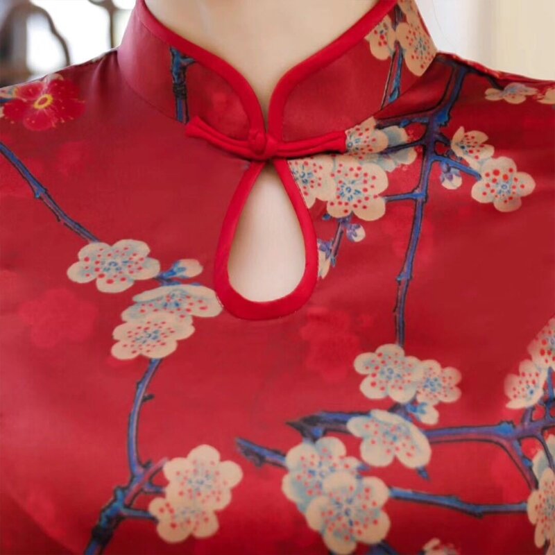 652F Chinesischer Tang-Anzug, One-Wort-Form, Cheongsam-Knöpfe, Knotenverschluss, Schnalle