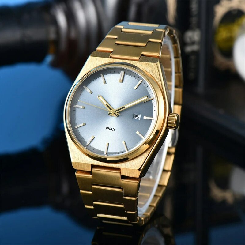 Luxe Merk Horloges Voor Mannen Quartz Prx Chronograaf Hoge Kwaliteit Zakelijk Polshorloge Auto Date Wijzerplaat Horloge