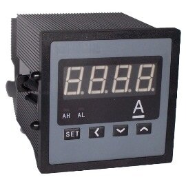 Amperímetro digital de CC de YR185I-8X1 con alarma de límite superior e inferior, amperímetro con pantalla digital
