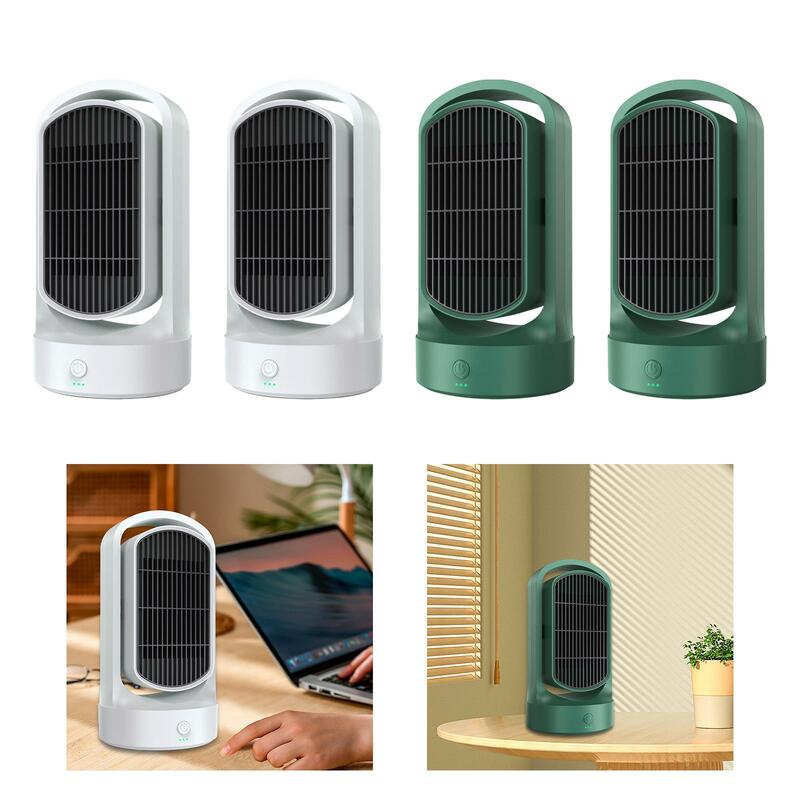 Calentador eléctrico portátil, calefactor silencioso, protección contra sobrecalentamiento, pequeño, para el hogar, dormitorio, apartamento