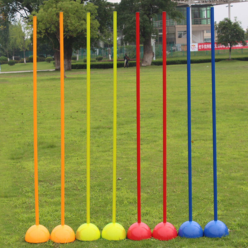 1Pcs Water Injection Base Football Door Pole Flag Logo Bar Training Equipment Sign Obstacle Marker Rod