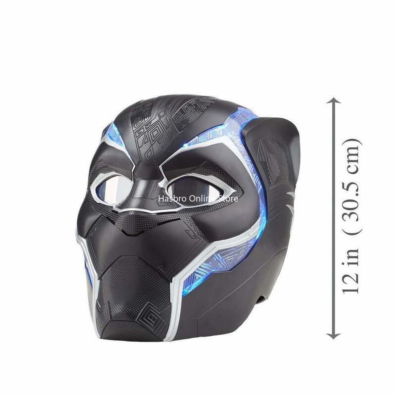 Hasbro Marvel Legends série Black Panther capacete eletrônico, máscara cosplay padrão, presente de festa de aniversário, E1970