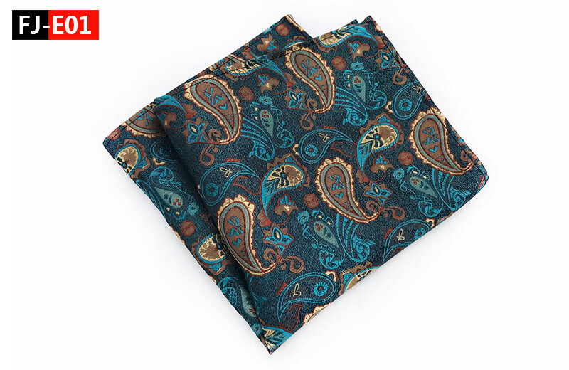 Mode taschen quadratische Paisley-Druck Taschen tücher für Mann Party Business Office Hochzeits geschenk Zubehör