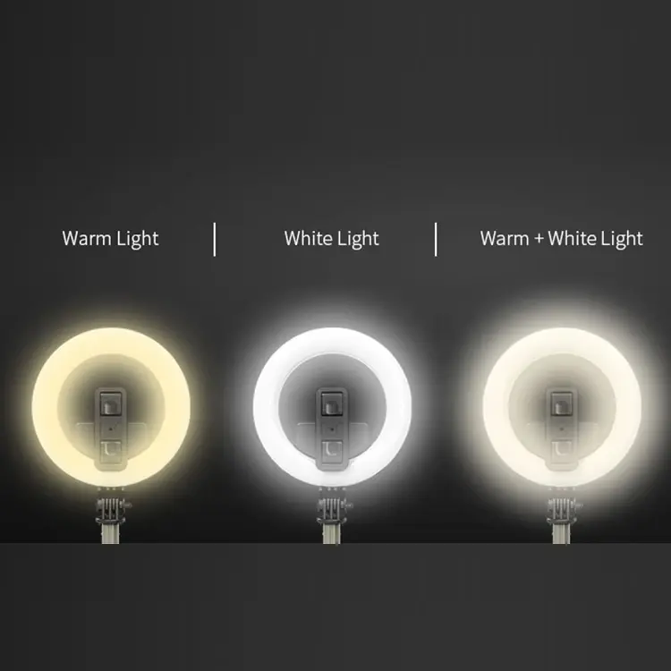 Grossista più venduto L07 LED con supporto per telefono luce ad anello di riempimento da 5 pollici e Selfie Stick