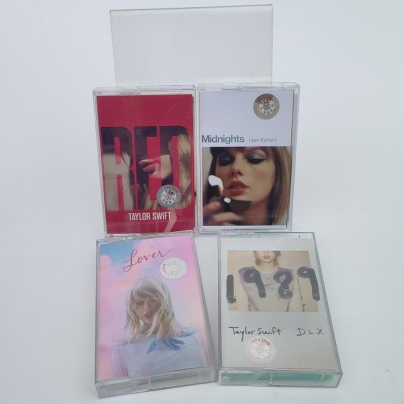 Nowy Taylor Swift Music Tape Lover czerwony nieustraszony 10 szt. Kaset Cosplay na kasetach z cosplayami Box Walkman taśma kolekcja muzyka imprezowa