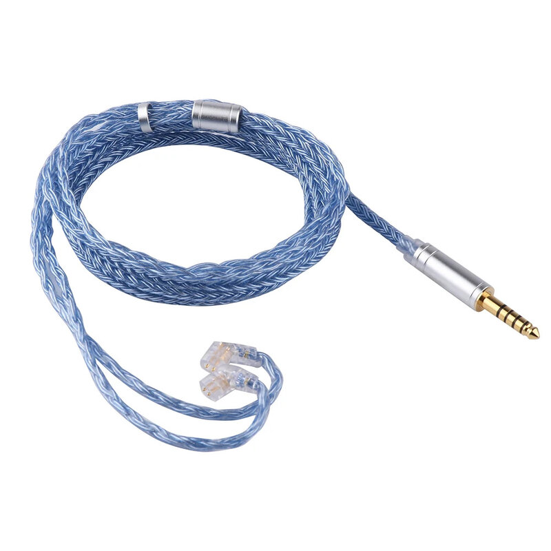 Tripowin Zonie-Câble plaqué argent pour écouteurs, 16 cœurs, SPC, QDC MMCX, 2 broches, KZ ZS10 PRO C16 C12 BL03