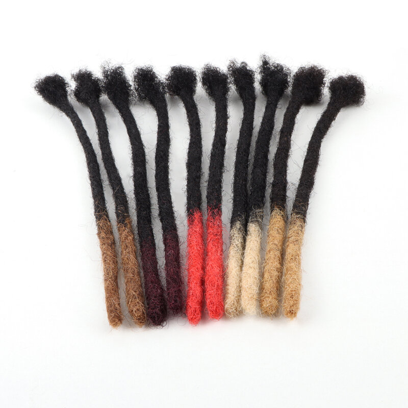 Oriententfashion dreadlocks masculinos feitos à mão moda reggae cabelo estilo hip-hop cores especiais pequenas dreadlocks dreadlocks