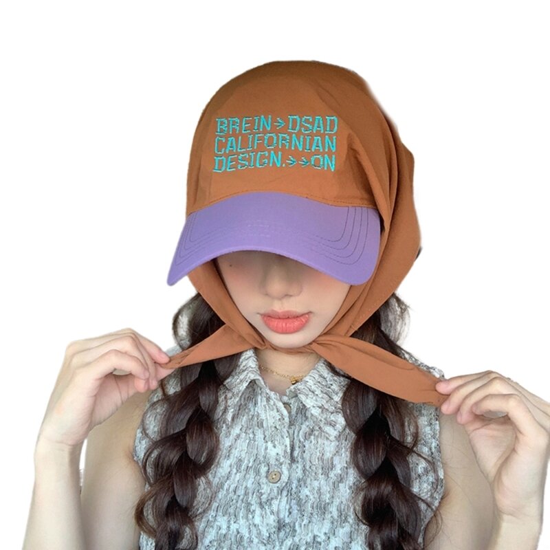 Chapéu beisebol feminino legal para meninas chapéu esportivo secagem rápida com bordado chapéu ajustável verão usar chapéu