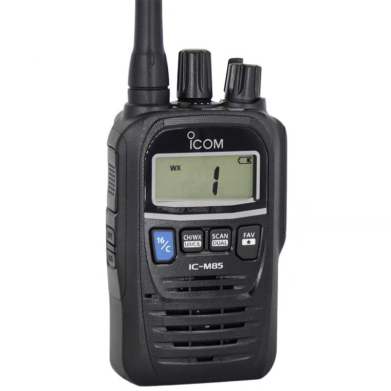 IC-M85UL interkom genggam anti-ledakan aman secara manual Radio maritim VHF VHF