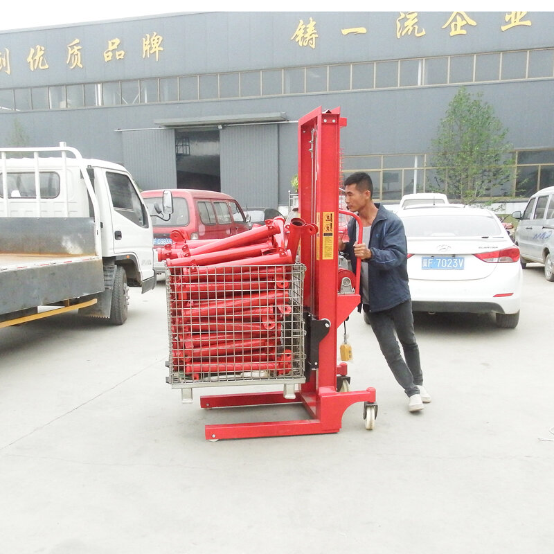 Hot Sale Manufacturer Direct Sale Hot Pallet Truck 1 ton Self Lift Semi  Electric Stacker 1000kg Self loading Stacker in Stock