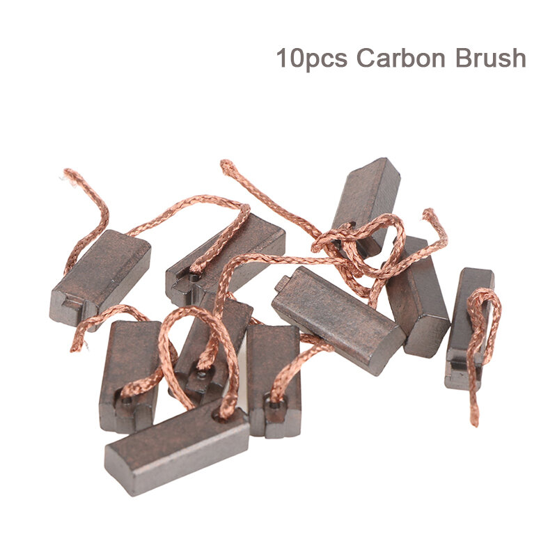 10pcs 5*7*19mm High Quality Copper Electric Generator Carbon Brushes Car Alternator Power Tools Car Regulator Low Copper