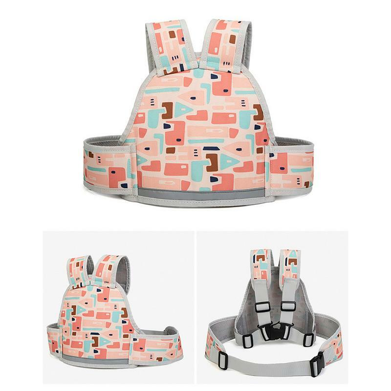 Motorcycle Child Safety Harness Vehicle Safety Harness Strap Breathable With Reflective Strip Lightweight Child Motorcycle