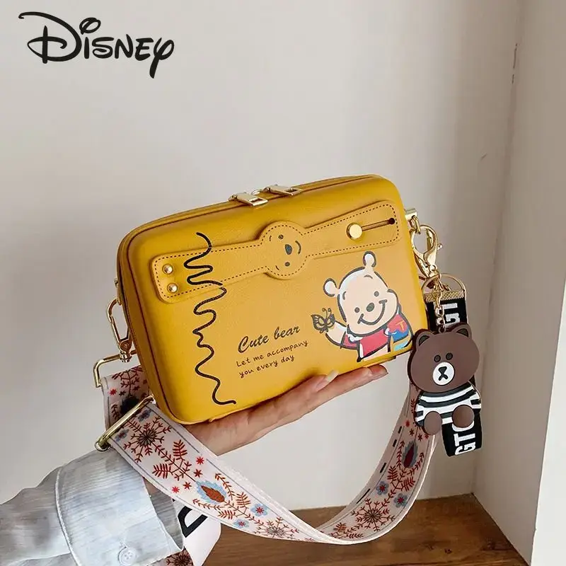 Disney New Women's Bag Luxury High Quality Women's Crossbody Shoulder Bag Cartoon Fashion Multifunctional Storage Shopping Bag